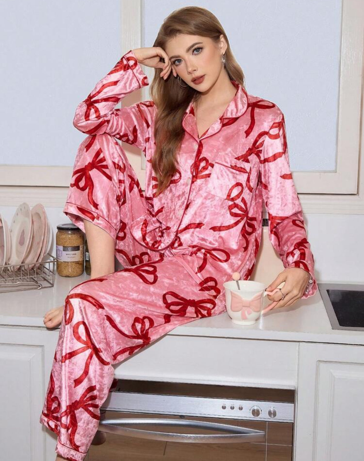 Woman Velvet Pyjama