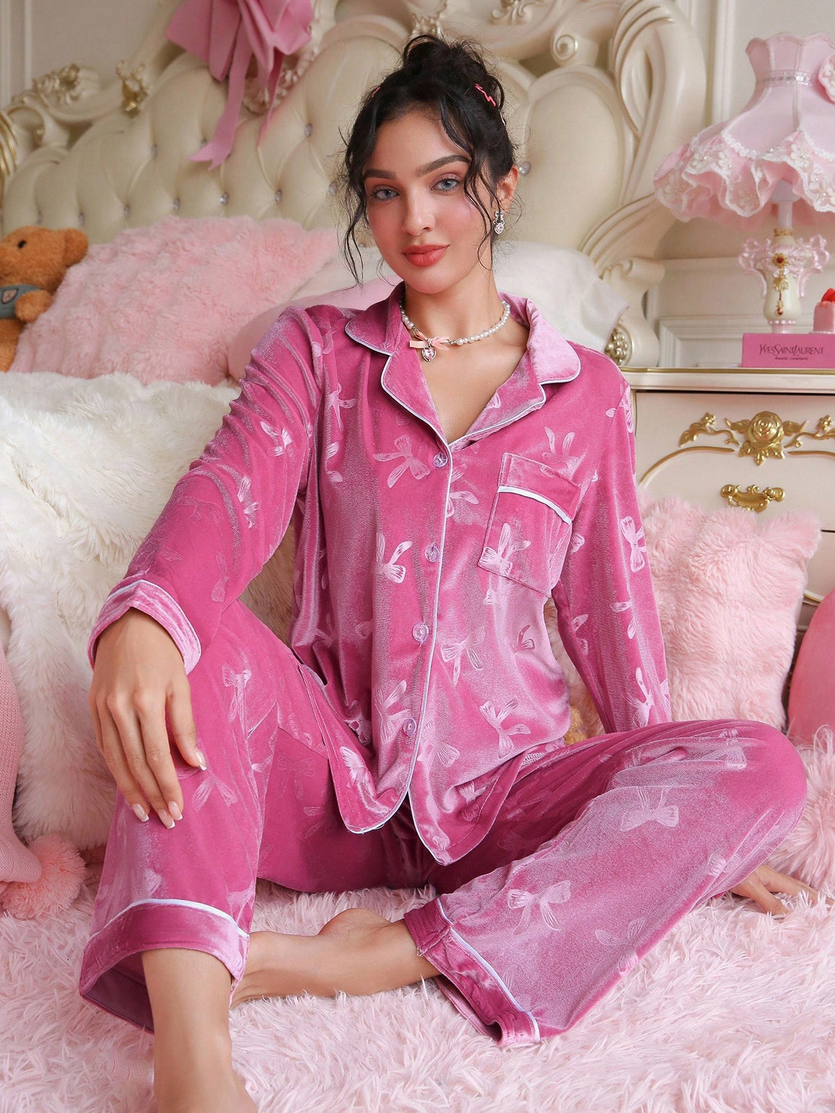 Woman Velvet Pyjama