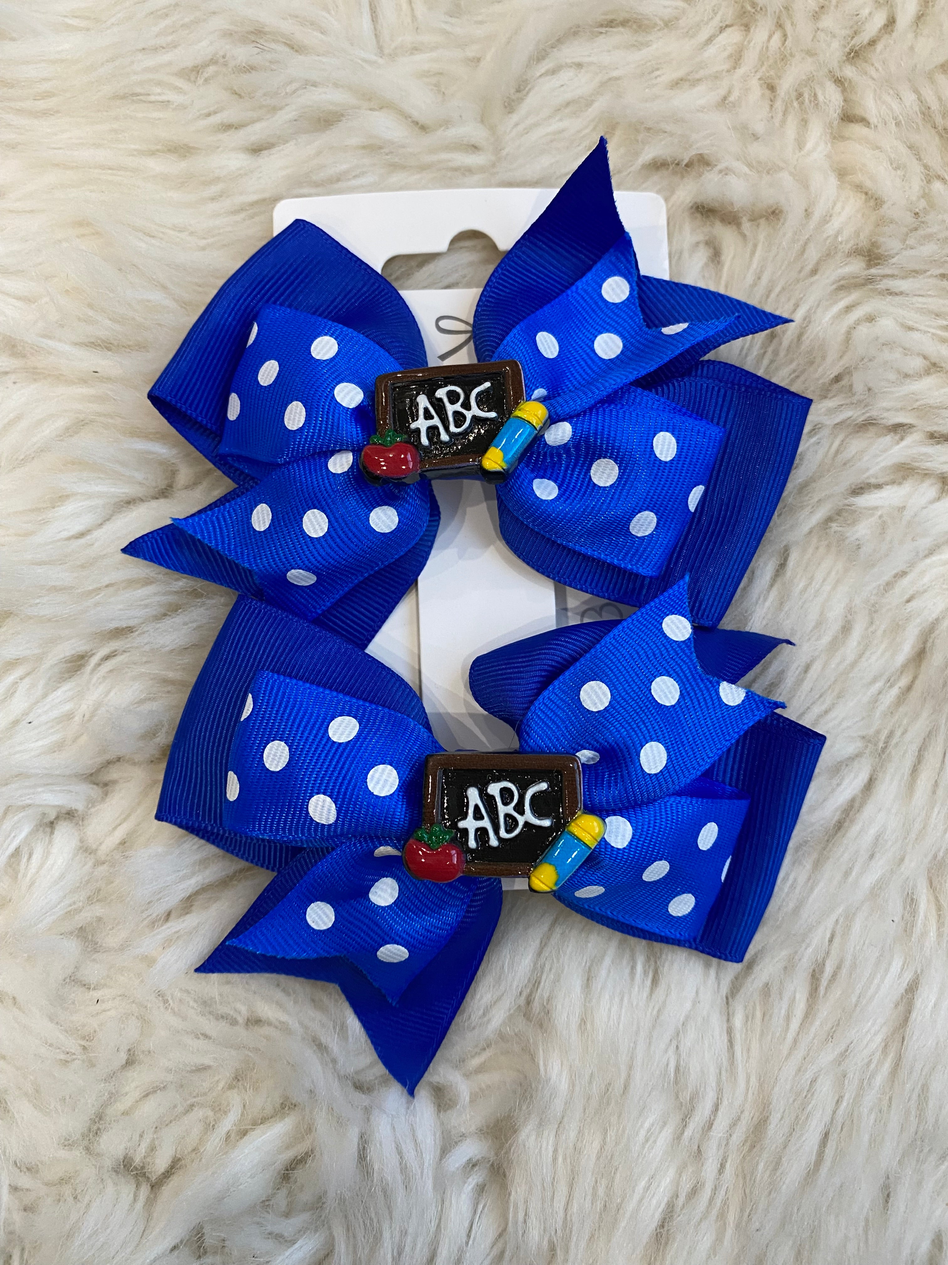 2pcs school hair clips