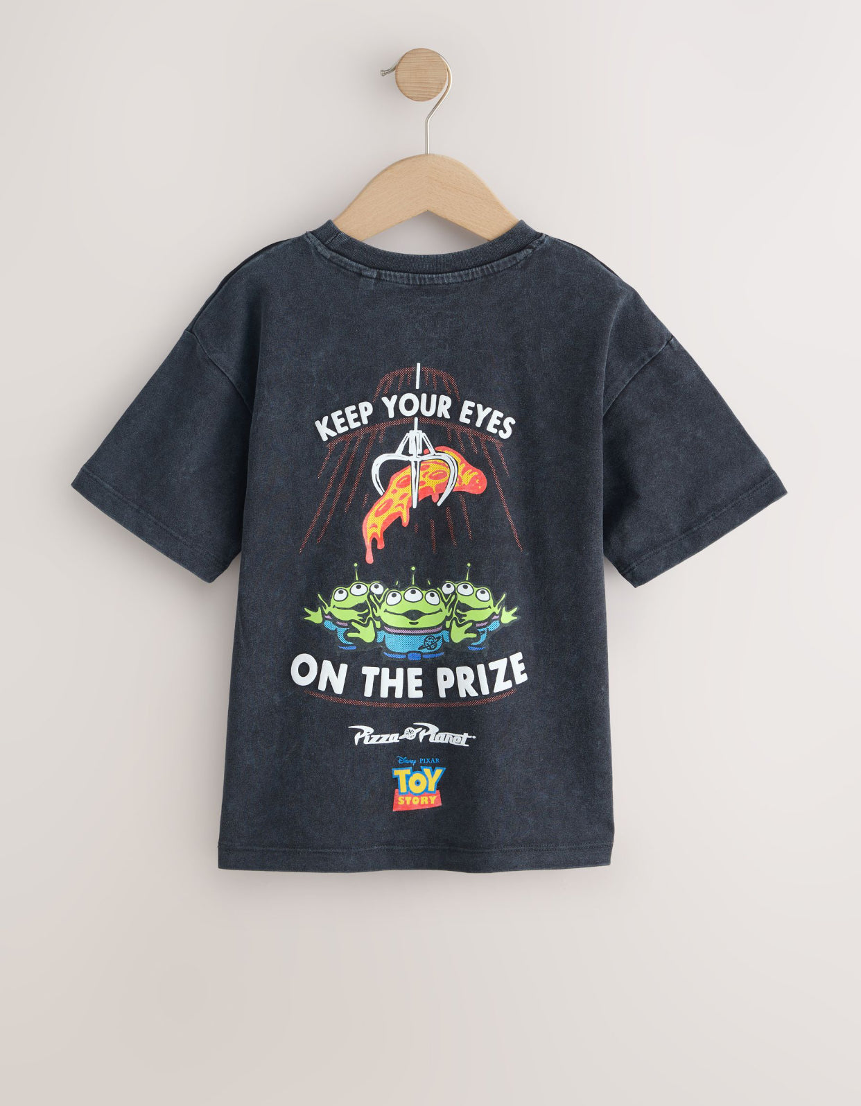 Black Washed Aliens Toy Story T-Shirt