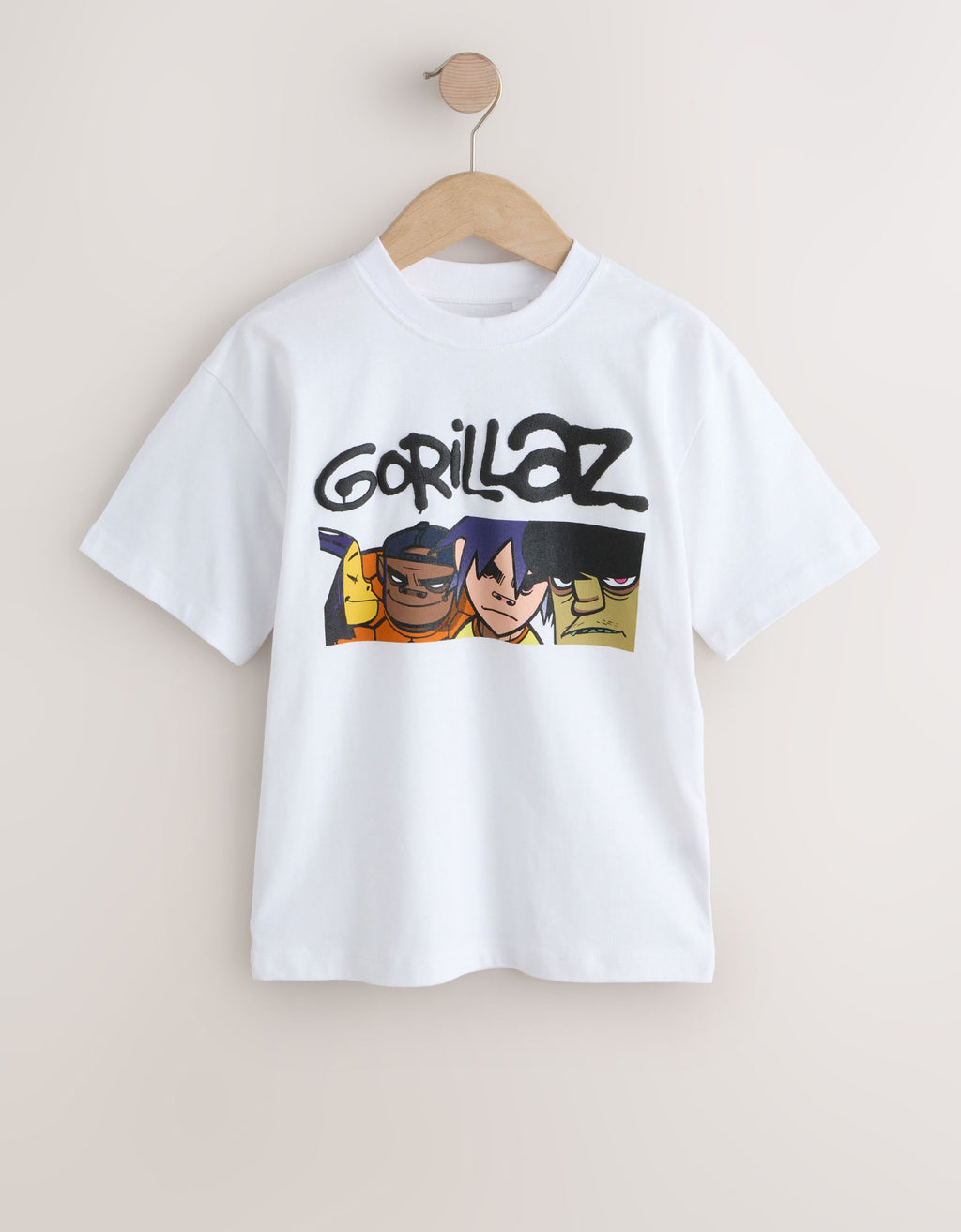 White Gorillaz Band T-Shirt