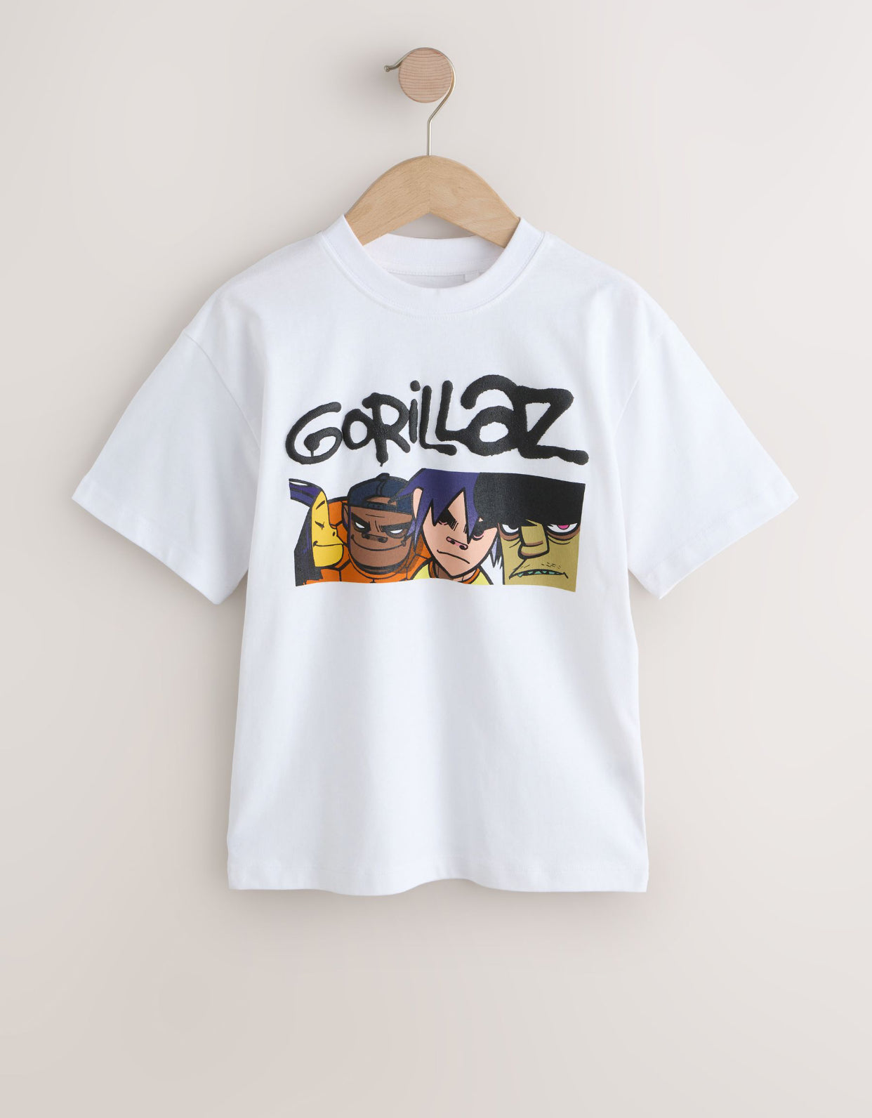White Gorillaz Band T-Shirt
