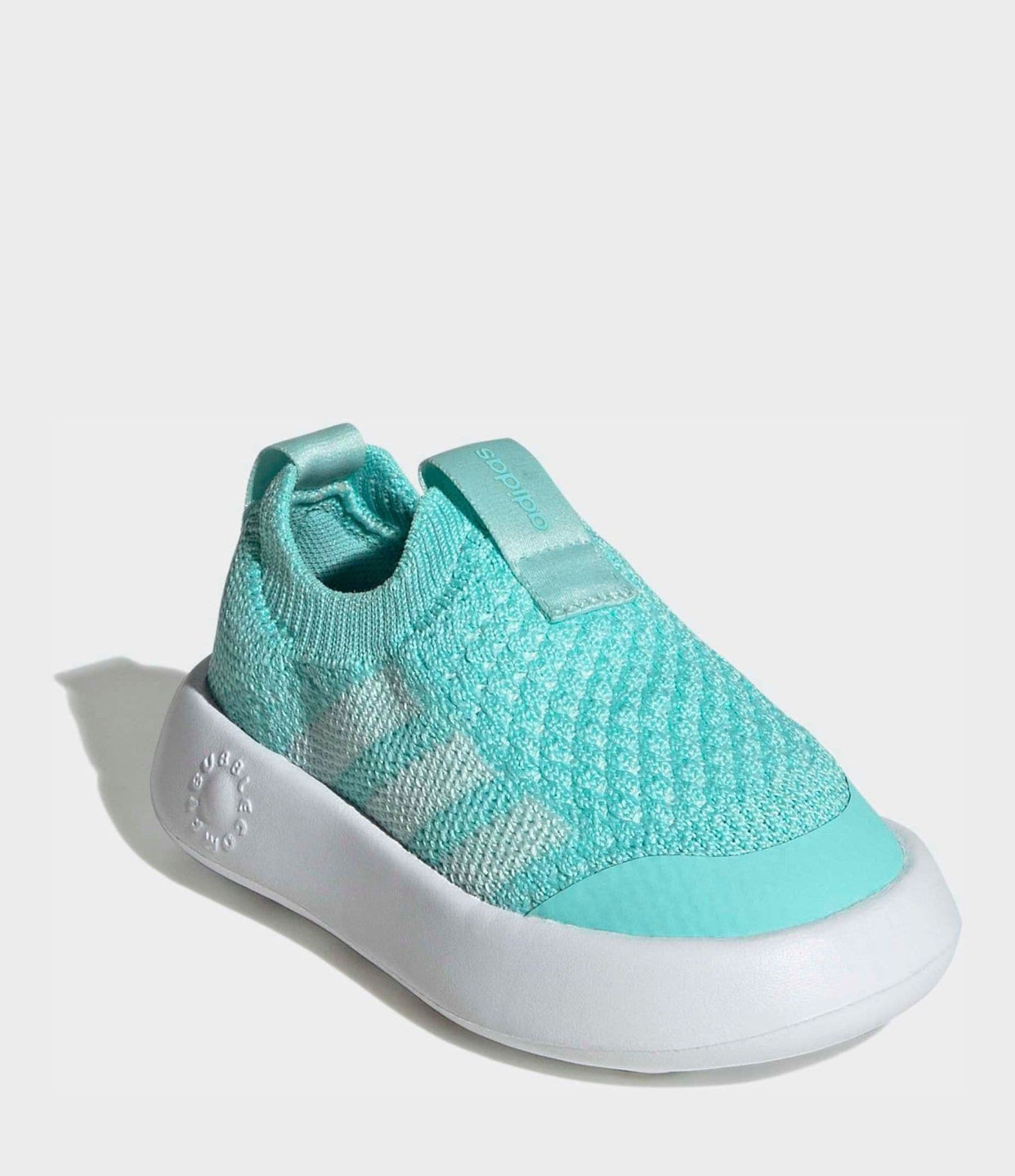 adidas Bright Teal Bubblecomfy Slip On Infant Trainers
