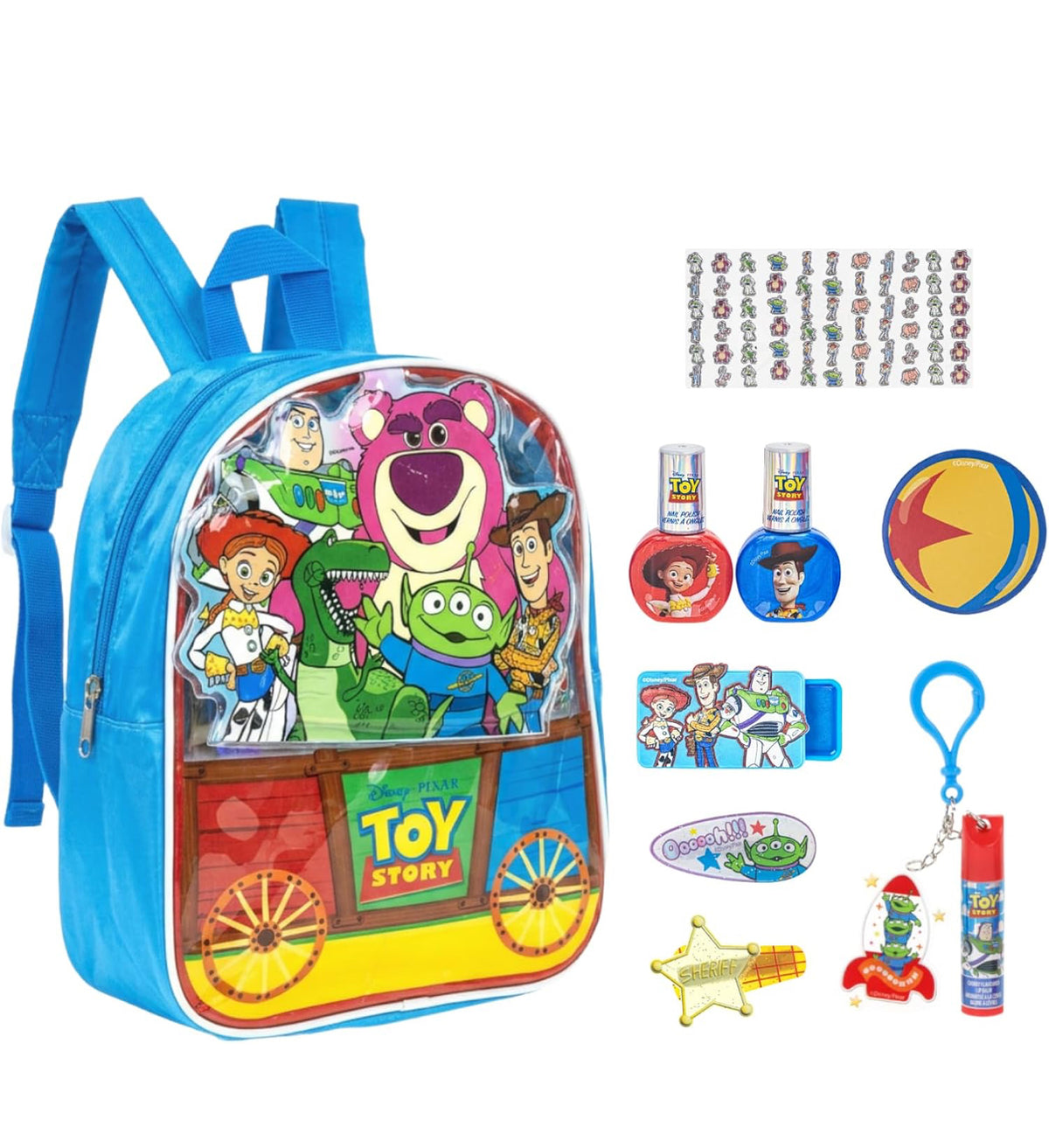 Toy Story Backpack Makeup Set with Cosmetics & Accessories