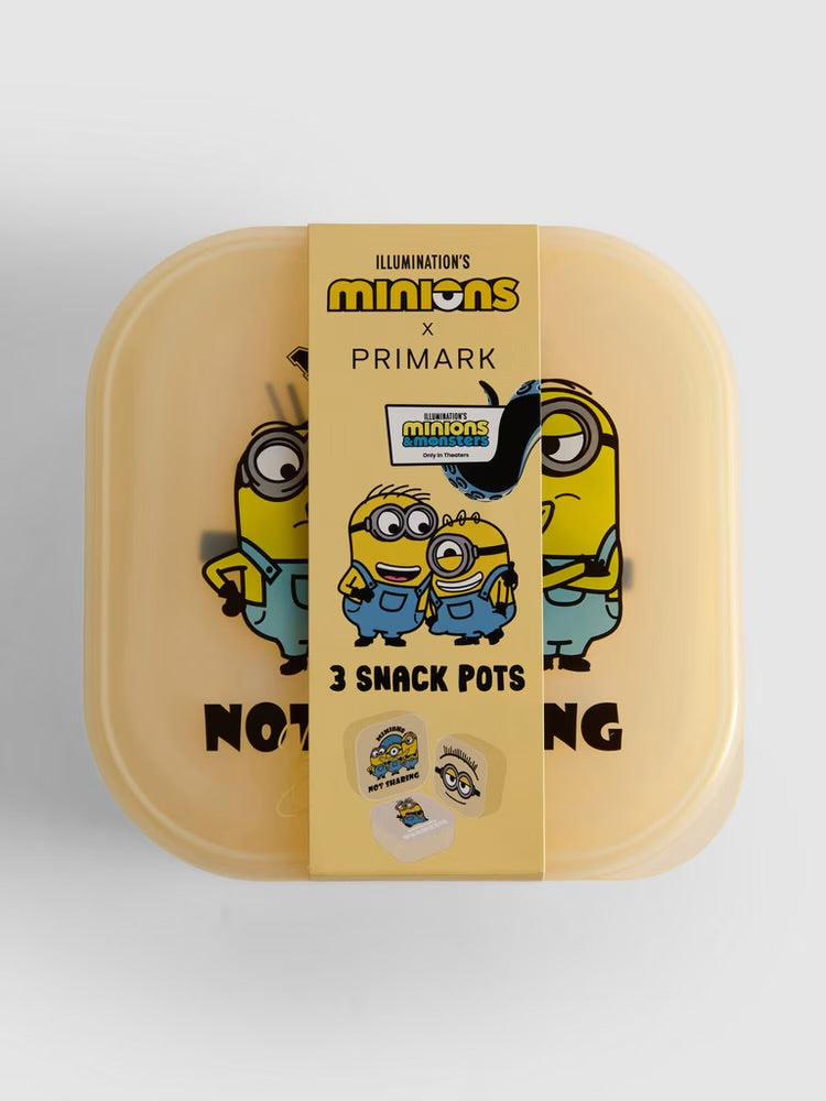 3pk Minions Snack Box