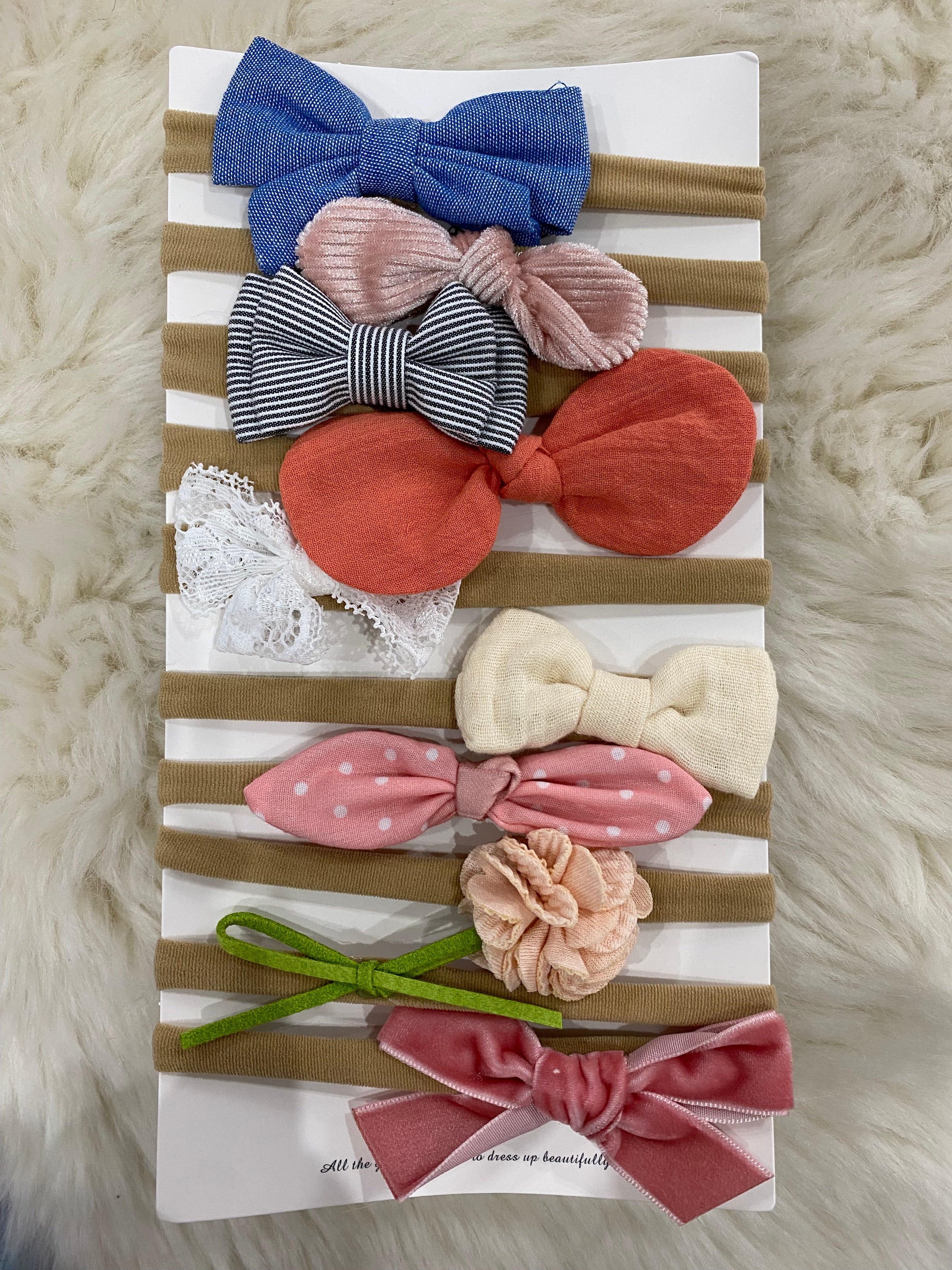 10 pcs baby hair band set