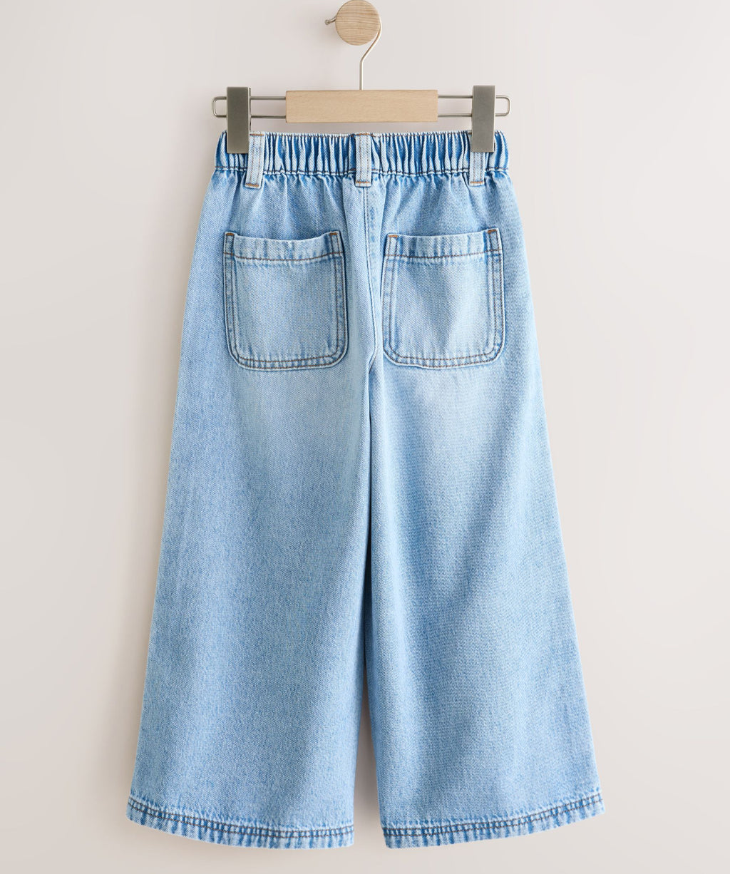 Red Side Detail Wide Leg Jeans