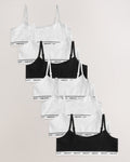 Black/White/ Grey Strappy Crop Tops