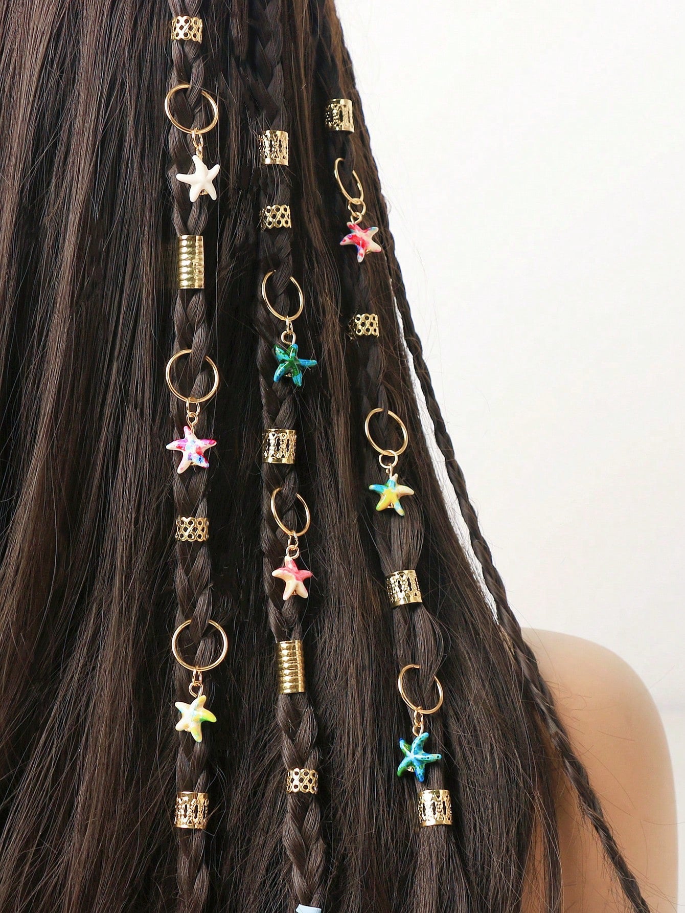 35pcs Ocean Hair Rings