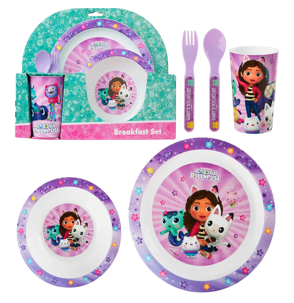 Gabby's Dollhouse Dinner Set