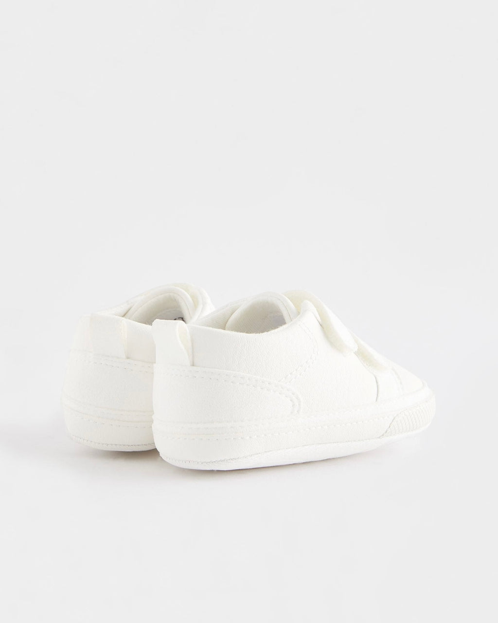 White Touch Fastening Baby Trainers
