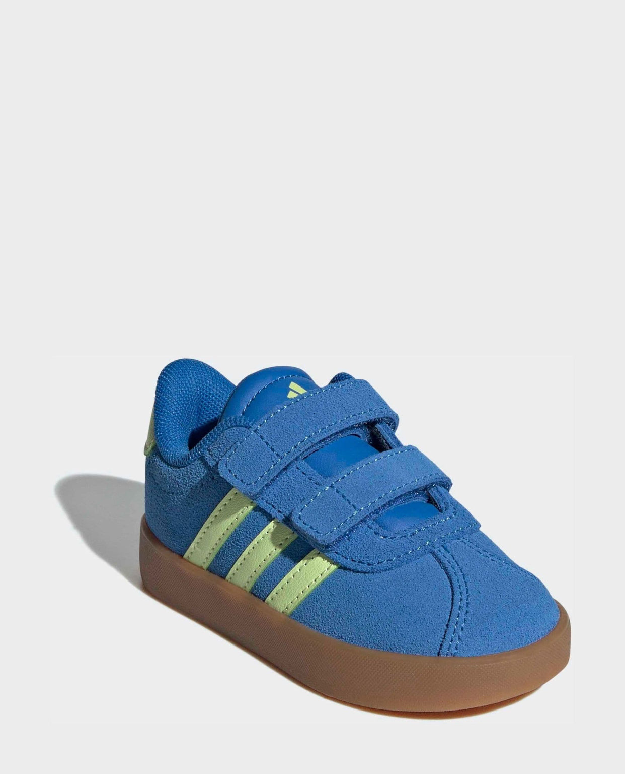 adidas Blue VL Court 3.0 Hook and Loop Infant Trainers