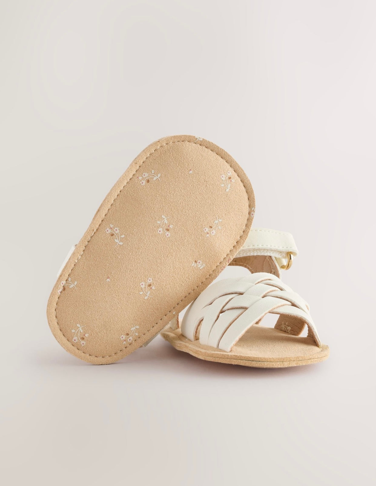 White Baby Fisherman Sandals