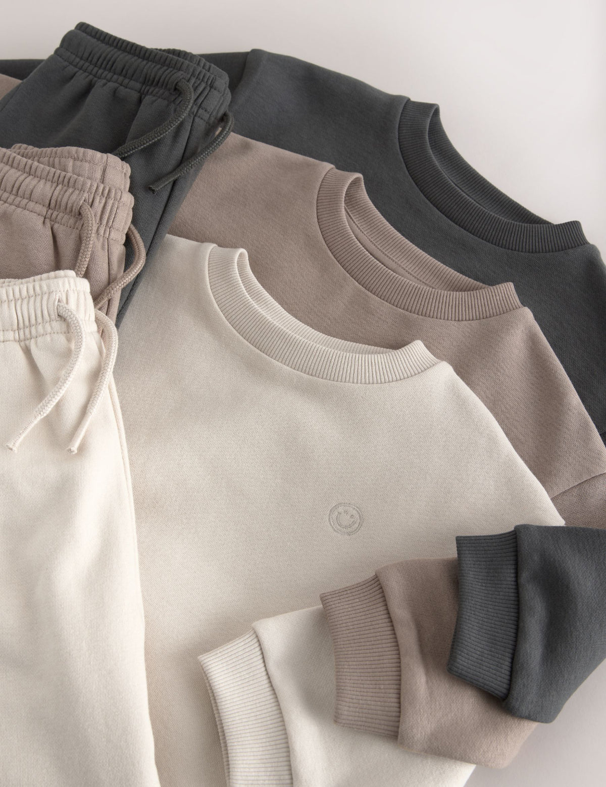 Neutral Sweat Top & Joggers Set 6 Piece
