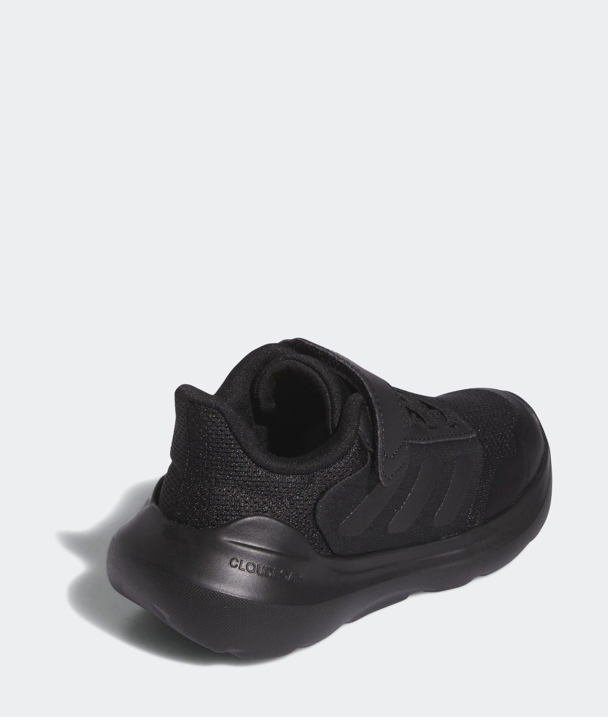 adidas Black Tensaur Run 2.0 Hook and Loop Kids Trainers