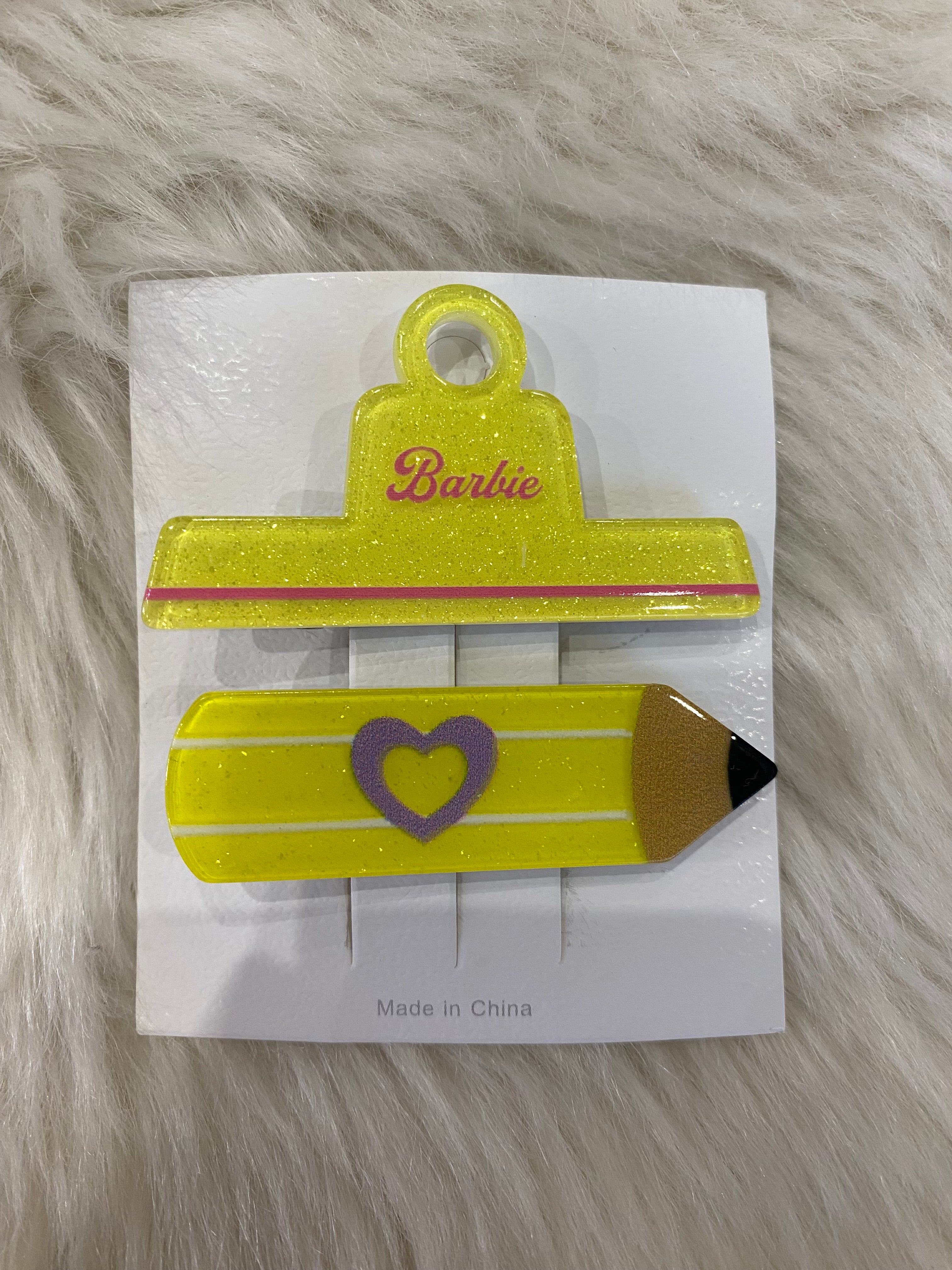 2pcs school hair clips