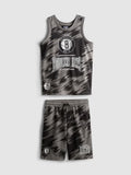 NBA Brooklyn Nets vest and shorts set complete with team graphics