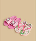 Hello Kitty Twin Pack Embossed Slides