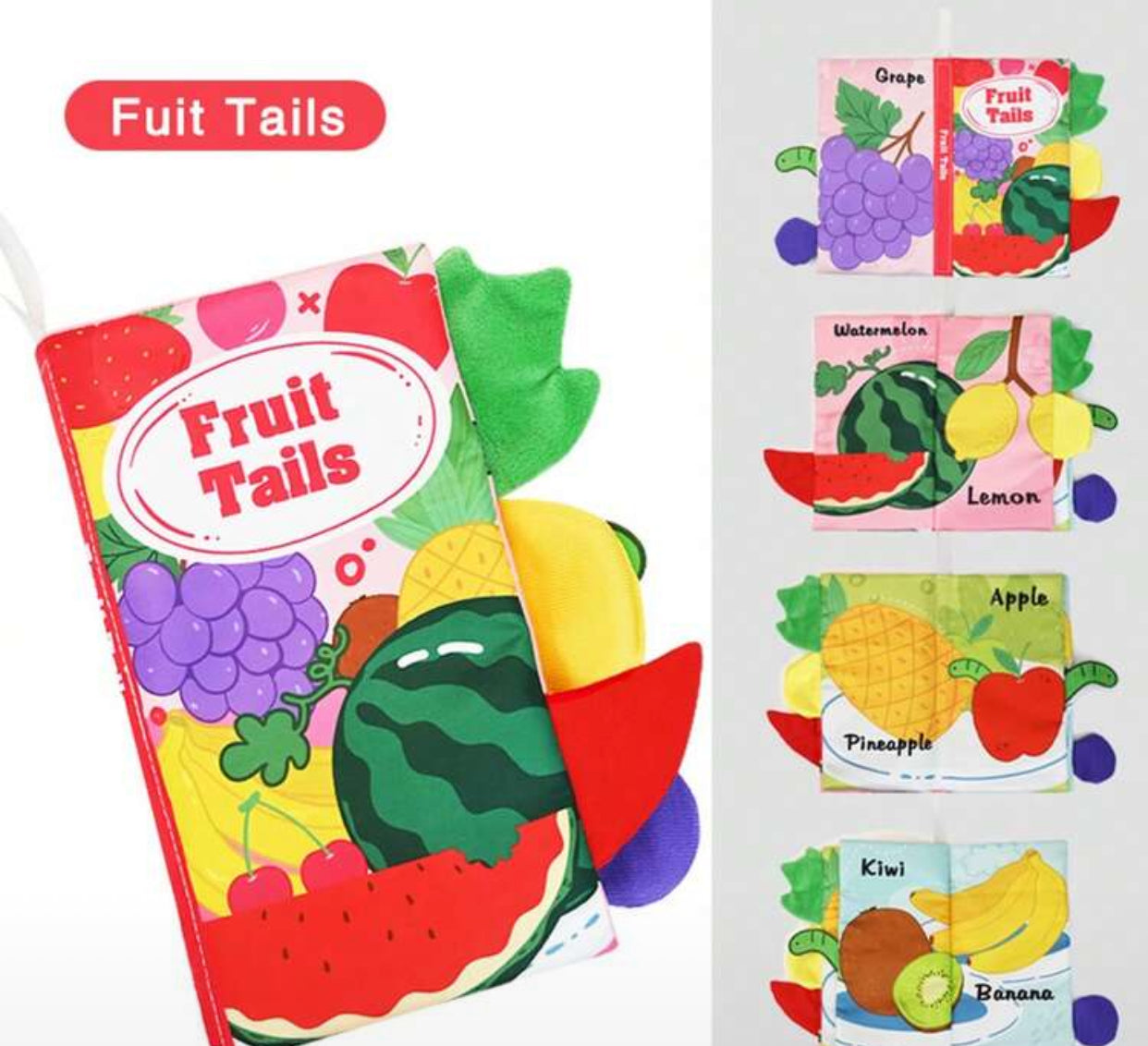 1pc Tearing Tail Book For Babies (immediate)