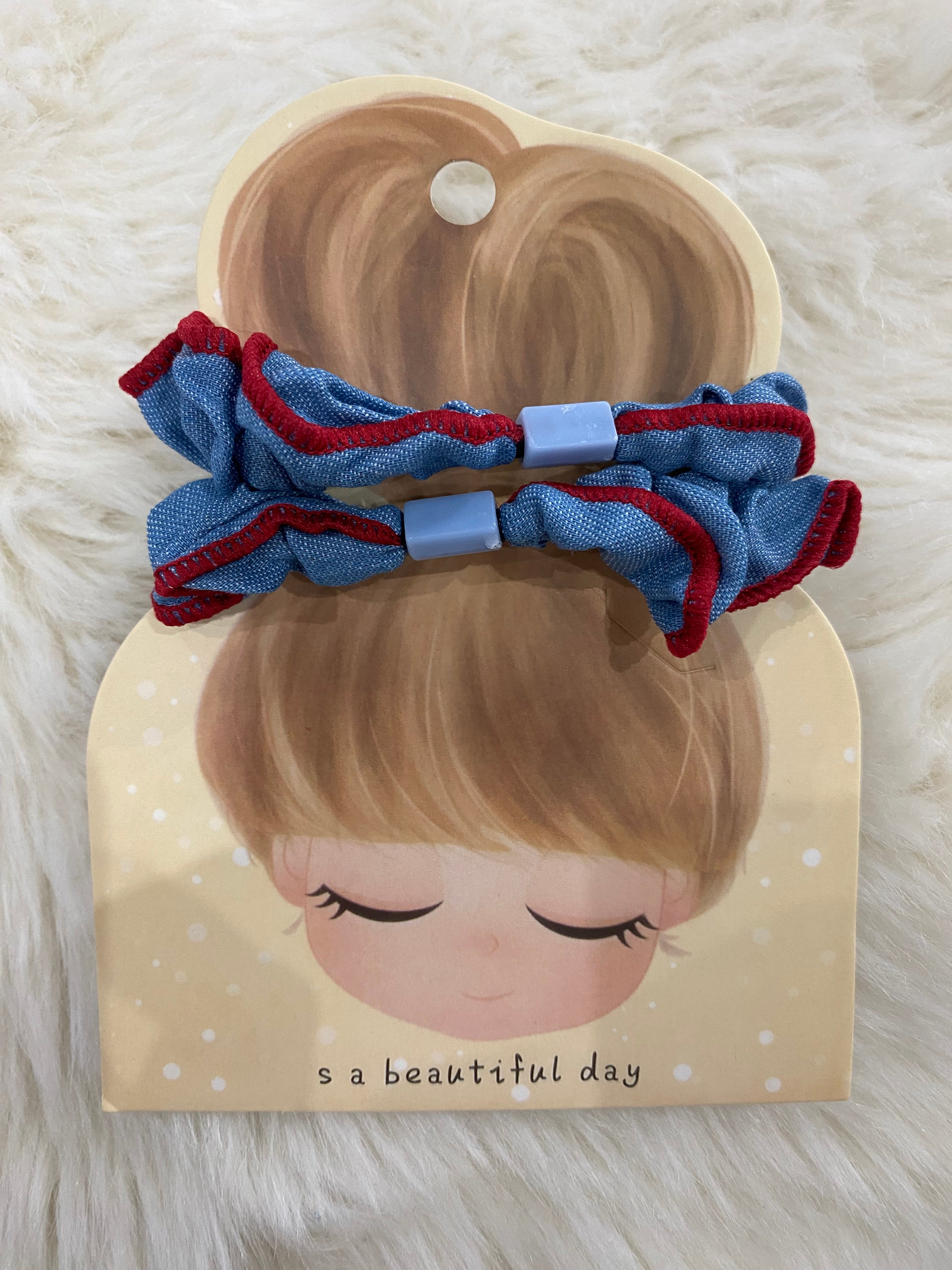 2pcs hair scrunchies
