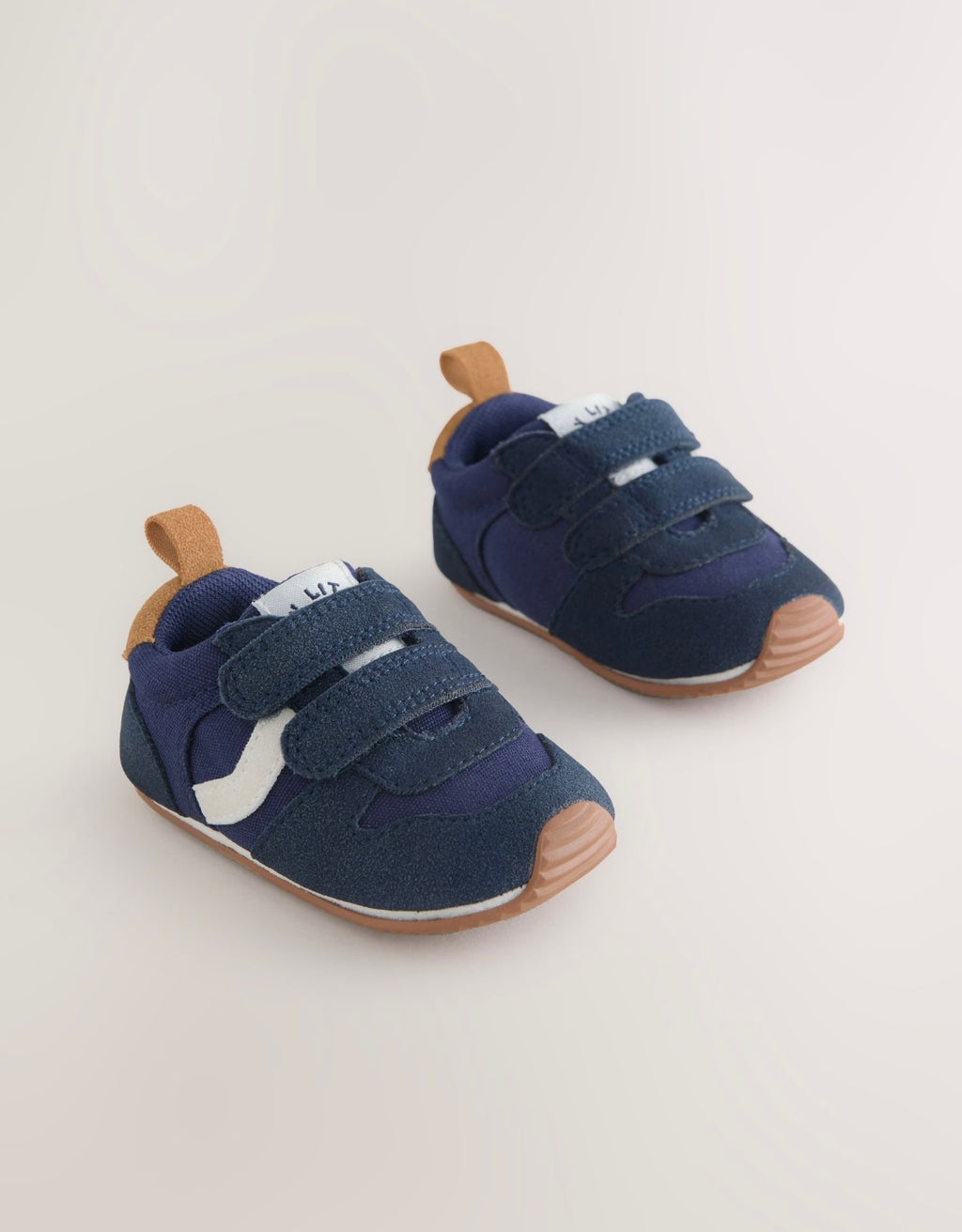 Navy Baby Touch Fastening Trainers