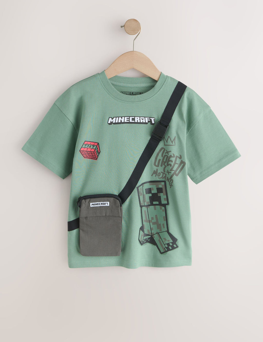 Sage Green Minecraft Bag T-Shirt