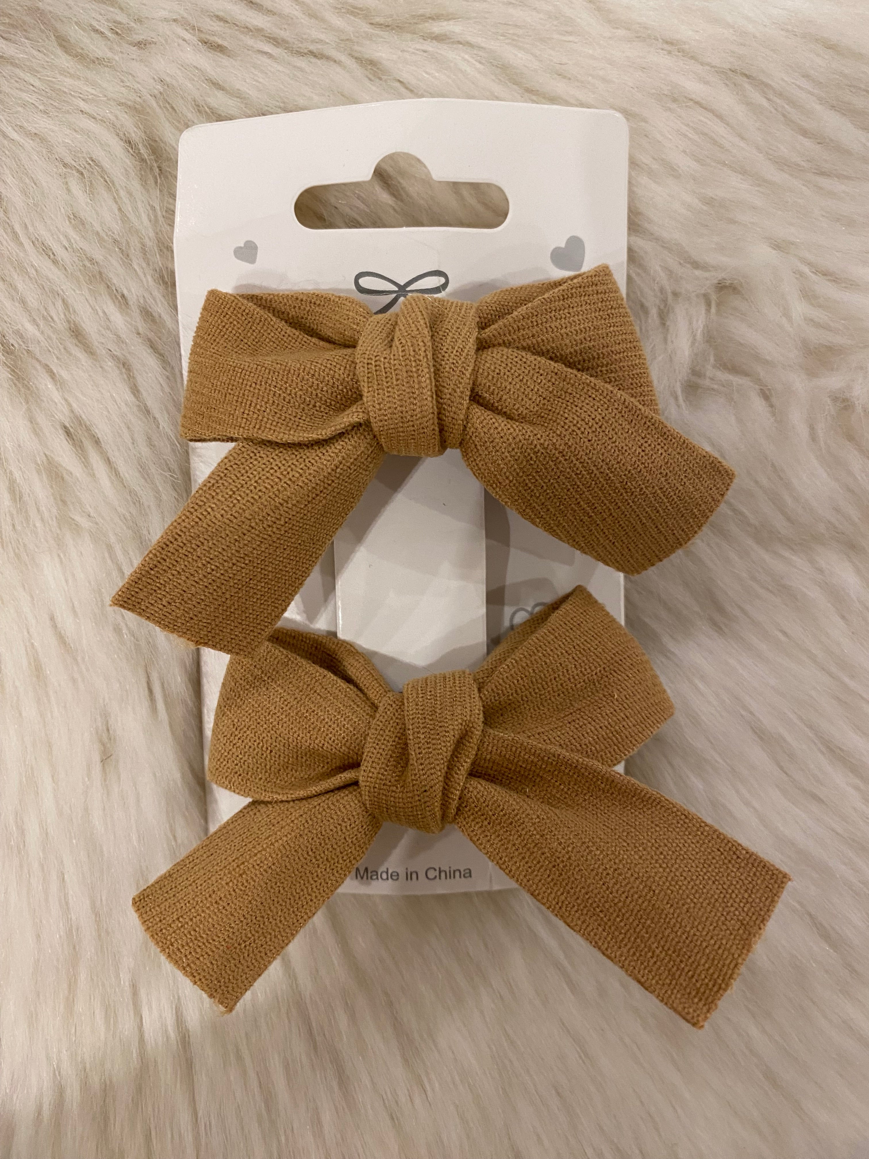 2pcs bow hair clips