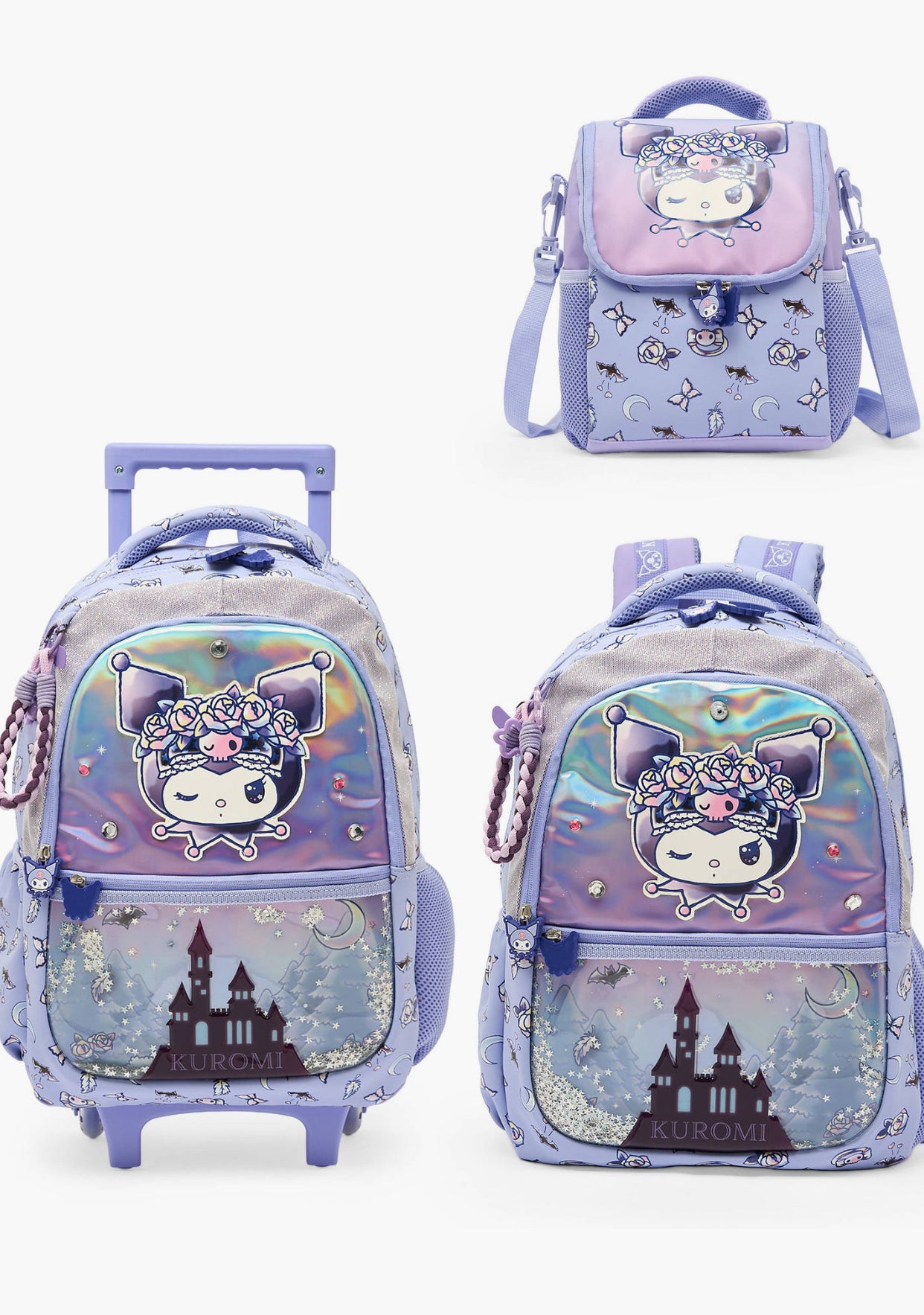 Kuromi Backpack 16 inch