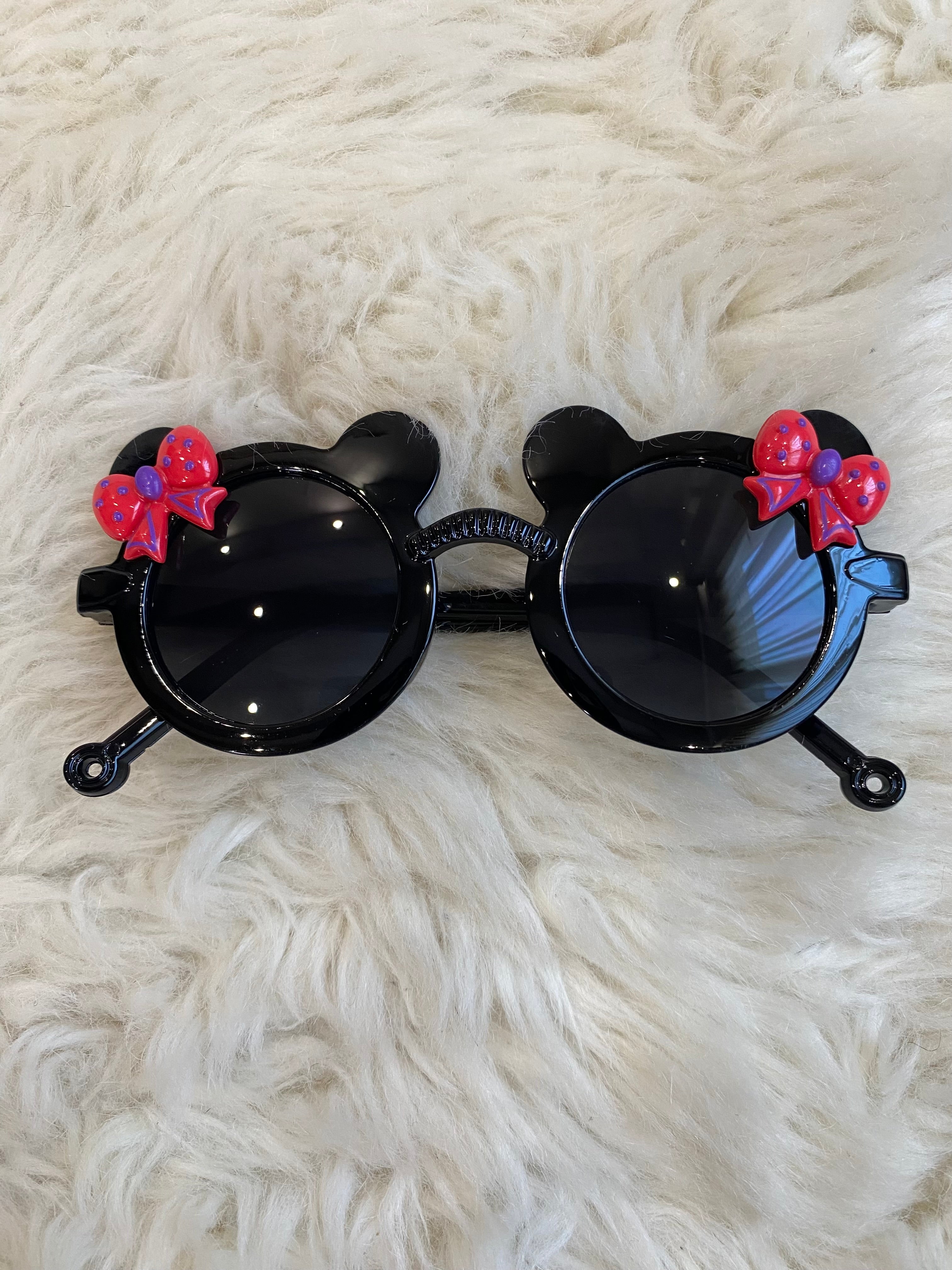 1pc Girl Bear Sunglasses (immediate)