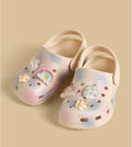 Unicorn Jibbitz Ombre Clogs with Backstrap
