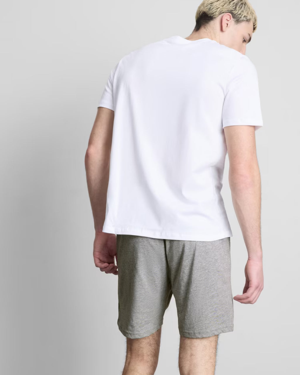 A pair of pyjamas with shorts, a top, and SpongeBob SquarePants design