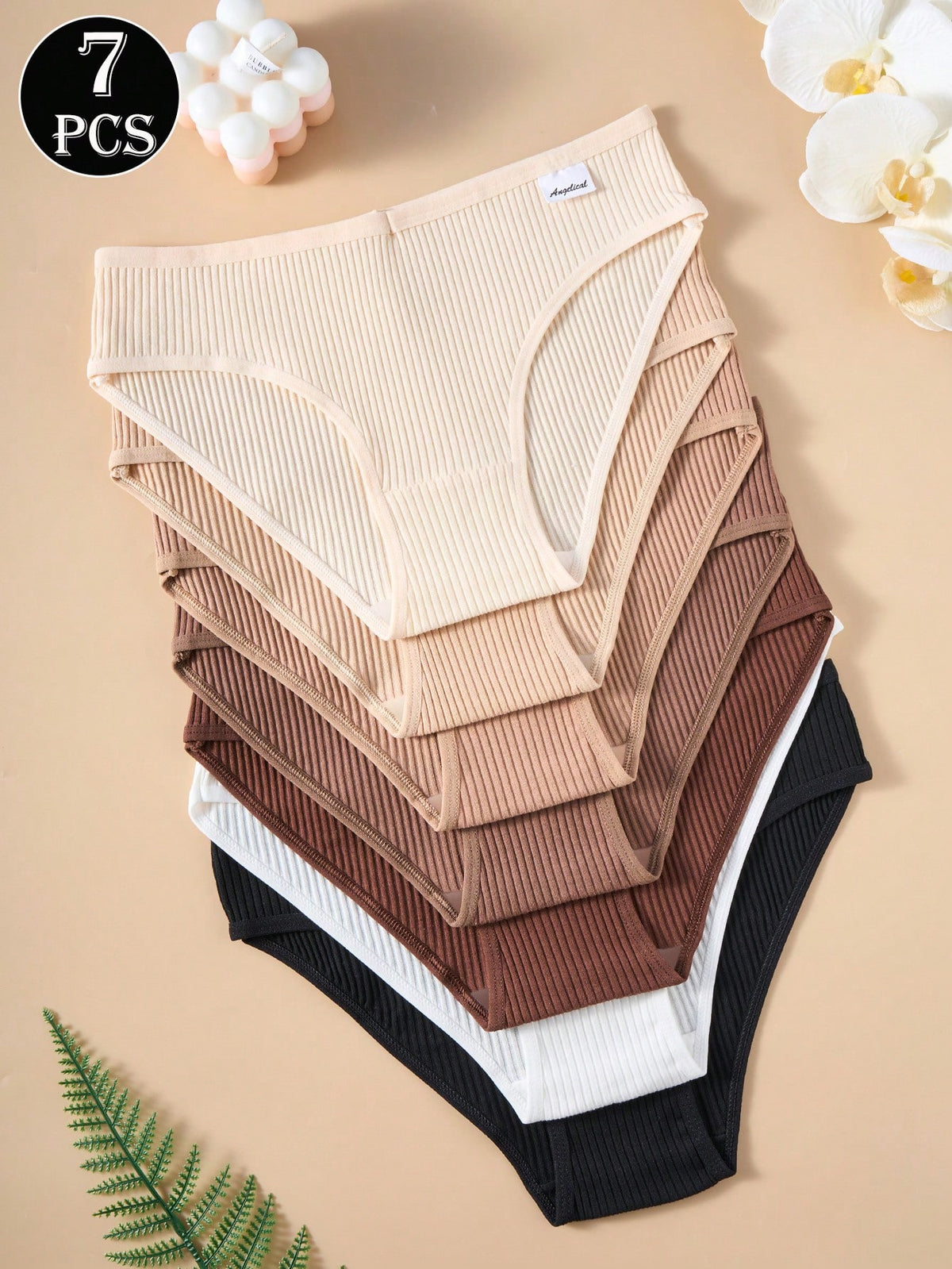 7pcs/Pack Women's Panties Set