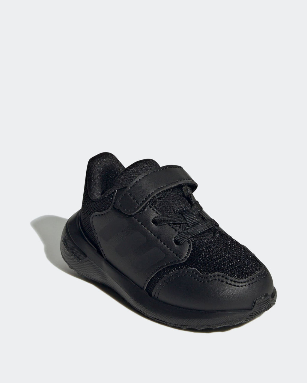 adidas Black Hook and Loop Tensaur Run 3.0 Infant Trainers