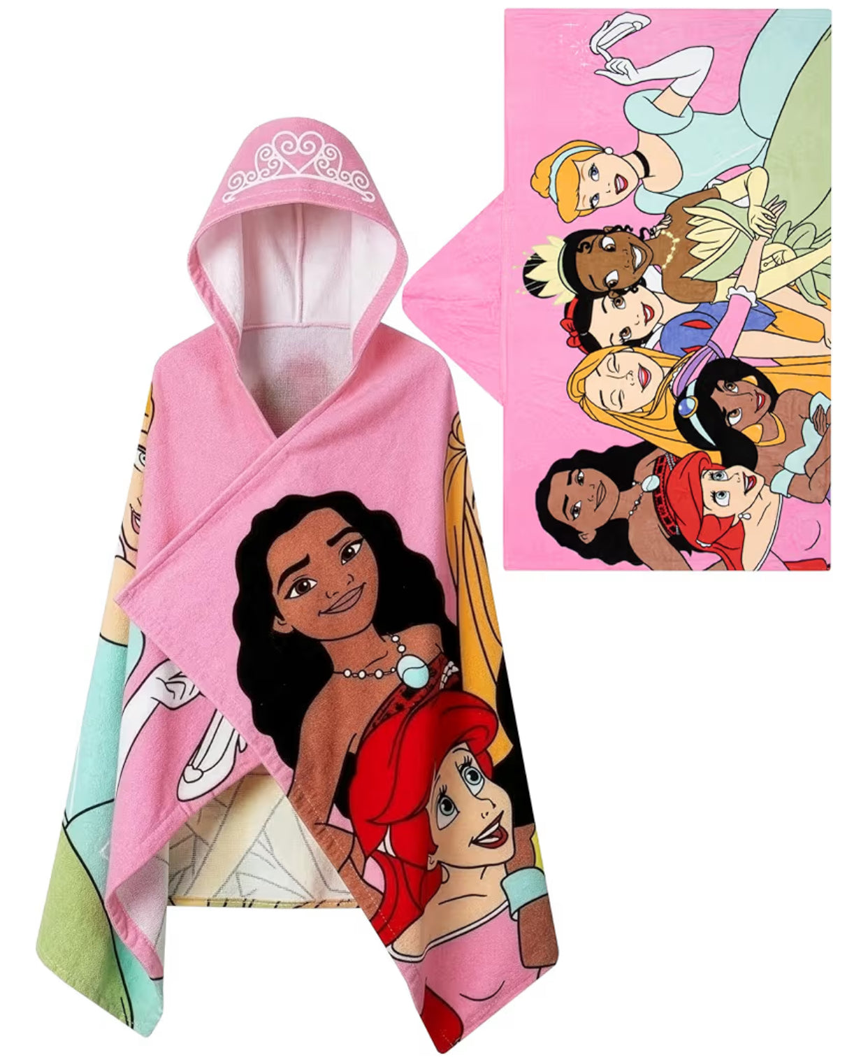 Disney Princess Hooded Towels for Girls