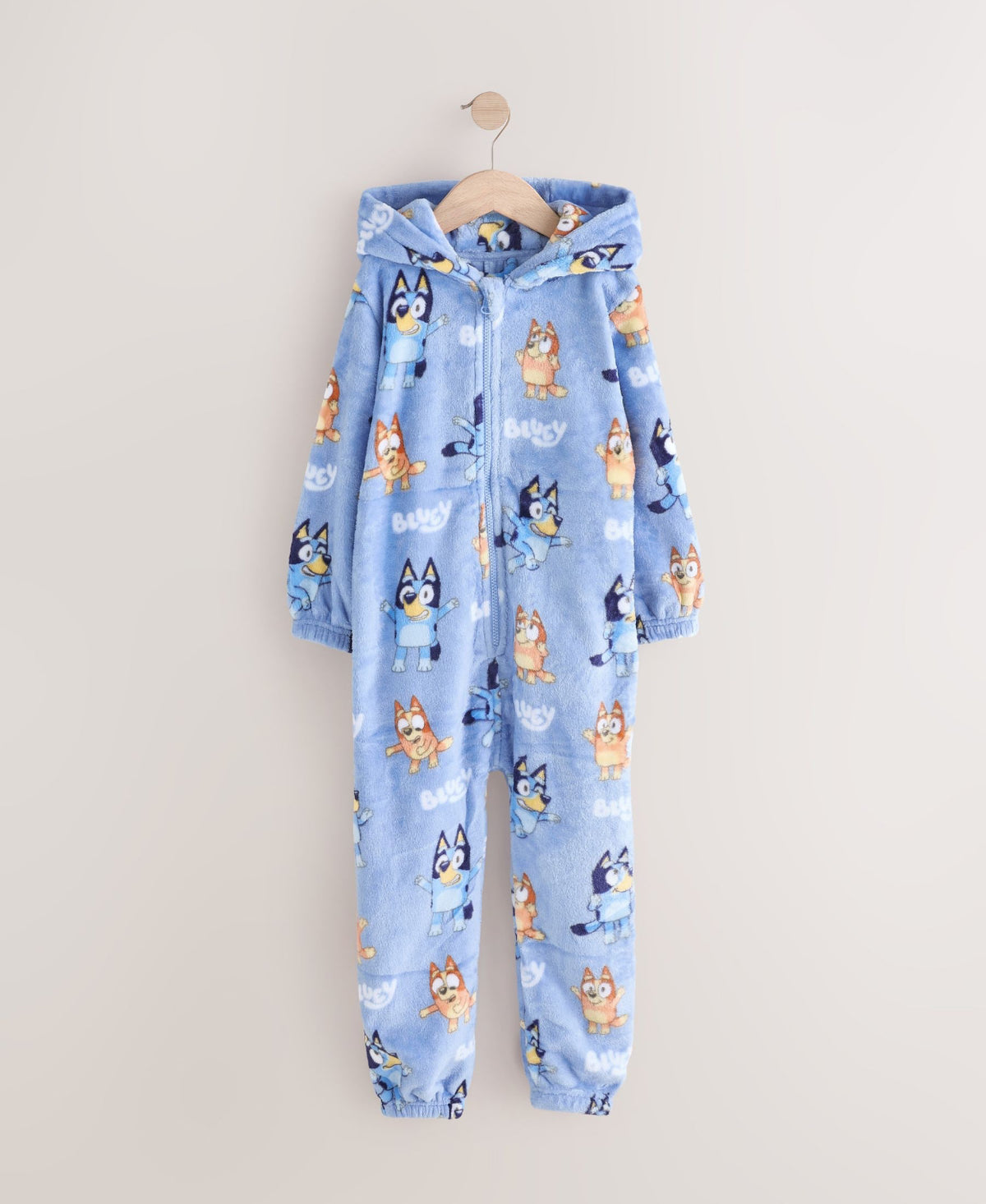 Blue Bluey Fleece All-In-One