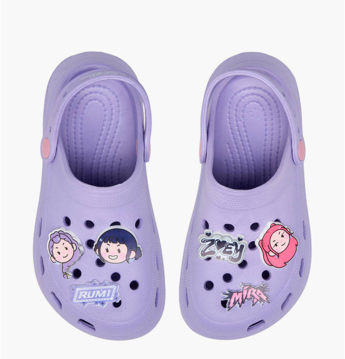 KPop Demon Hunters Girls Jibbitz Detail Clogs