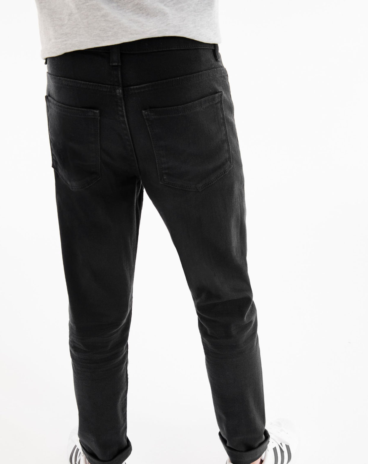 Black Regular Fit Stretch Jeans