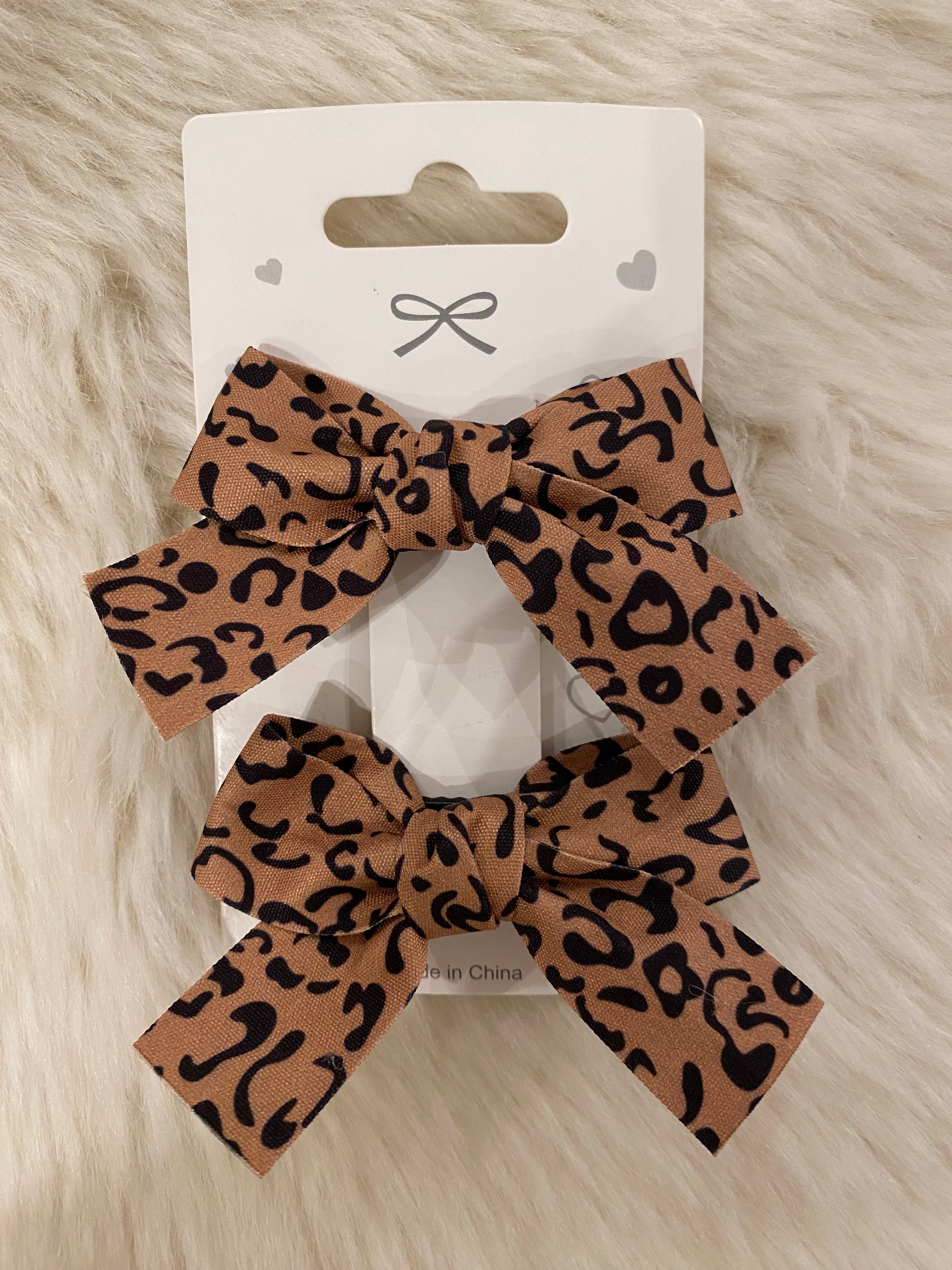 2pcs bow hair clips