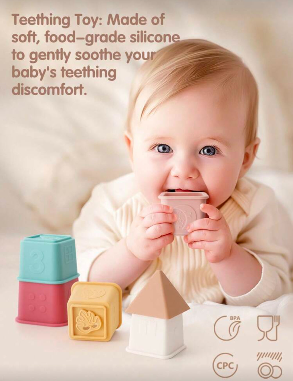 Baby Silicone Stacking Cups Set Of 8