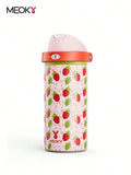 Meoky 530 ml Vacuum Insulated Water Bottle With 2-In-1 Straw And Spout Lid
