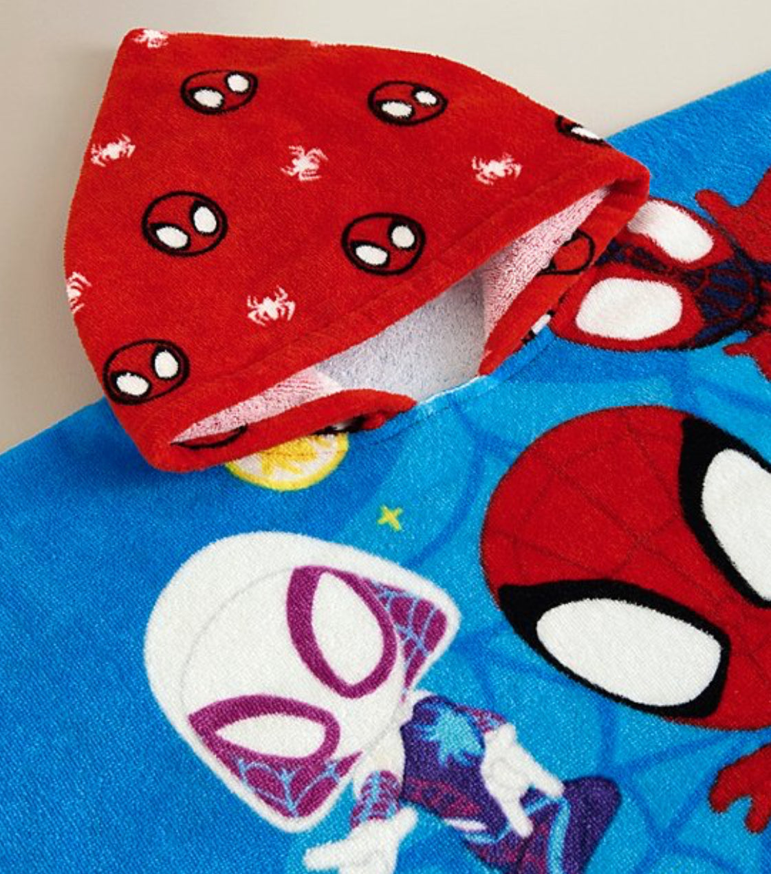 Marvel Spider-Man Spidey & Friends Cotton Poncho 54*54 cm
