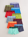 Multi Bright Boxers 10 Pack