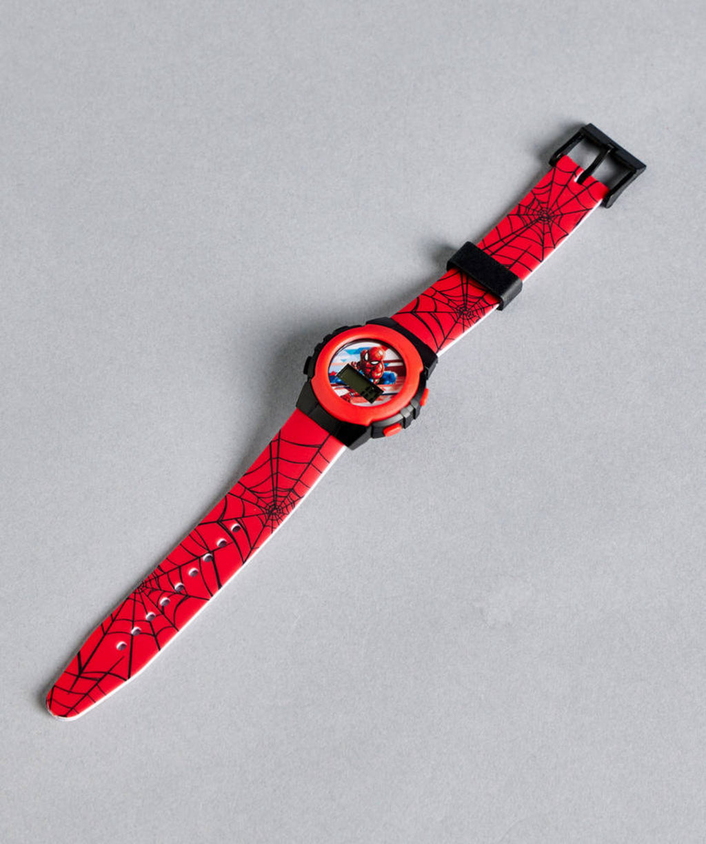 Spider-Man Print Digital Wristwatch Multicolour (immediate)