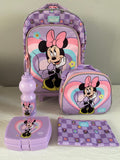 Minnie Mouse 5pcs School Bag Set (immediate)