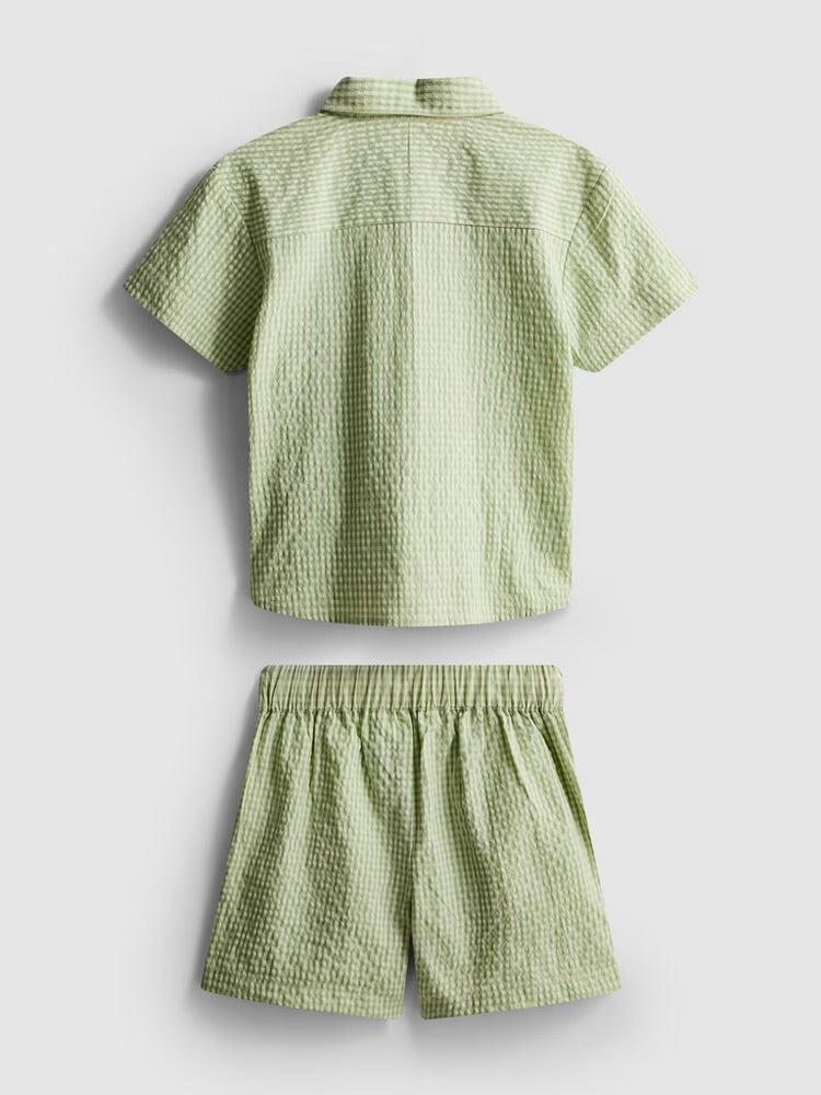 A shirt and shorts clothing co-ord from the Stacey Solomon range
