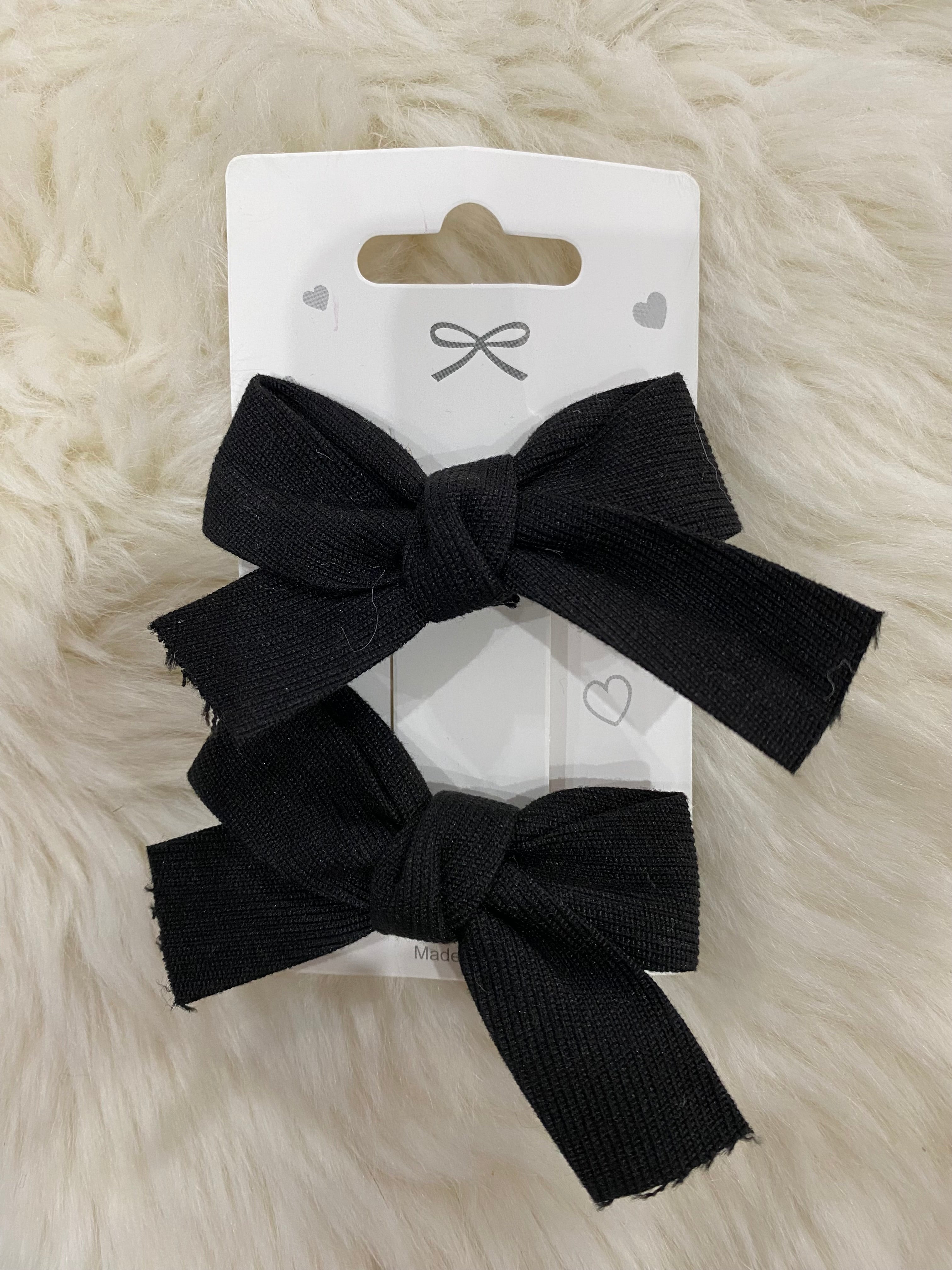 2pcs bow hair clips