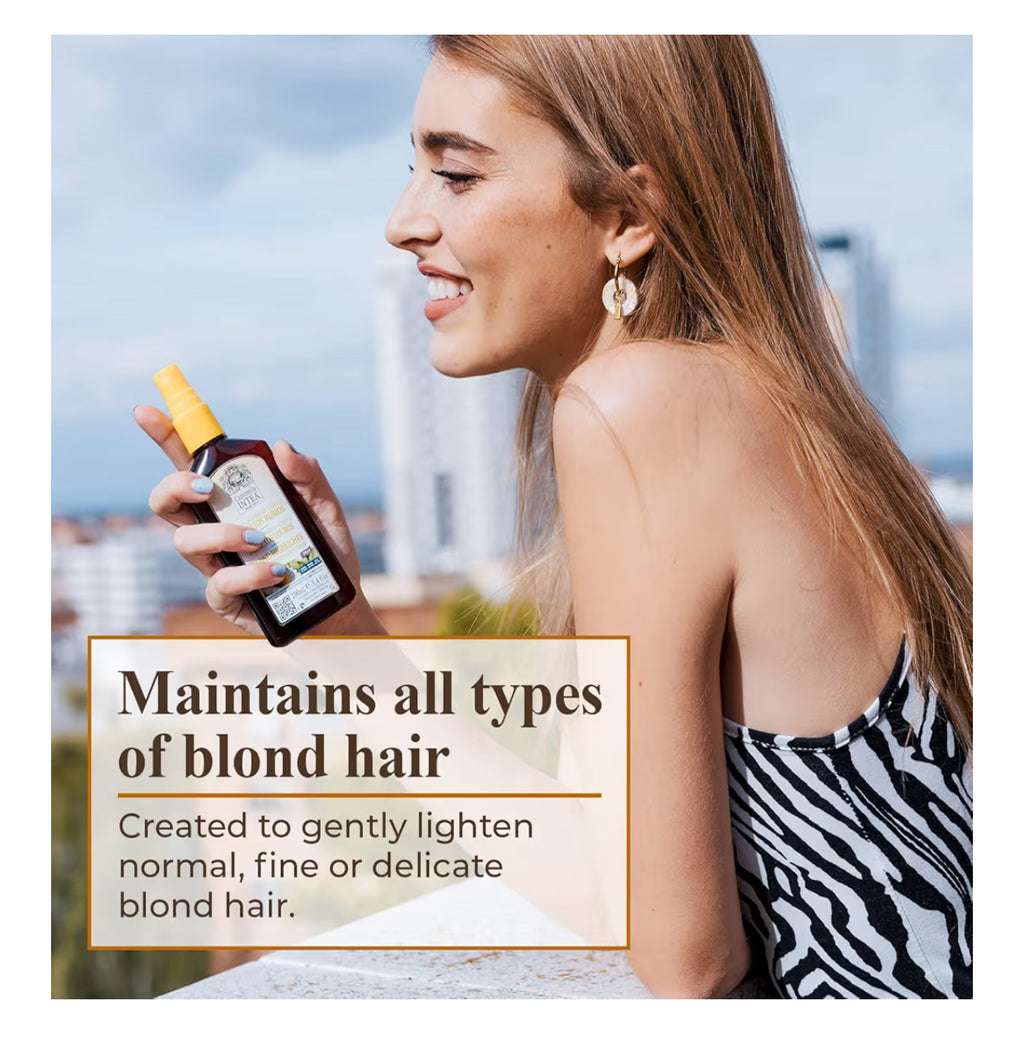 Camomila Intea premium - Blonde hair lightening spray - Alcohol Free - Ecological chamomile extract - 100 ML
