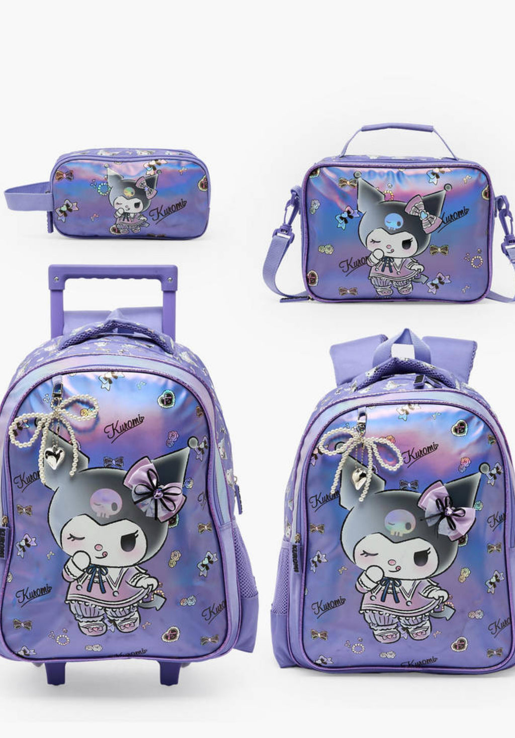 Kuromi Backpack - 16 inch
