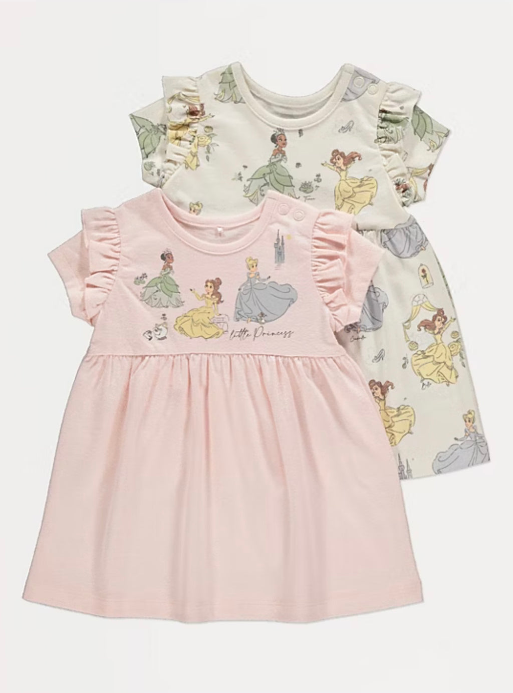Disney Princess 2 Pack Jersey Dress (immediate)