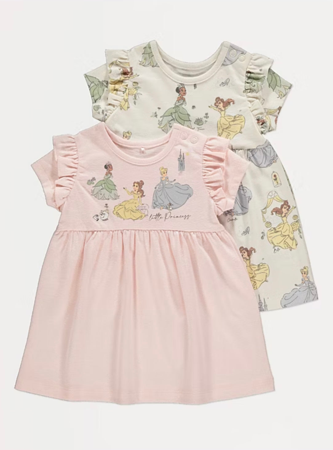 Disney Princess 2 Pack Jersey Dress (immediate)